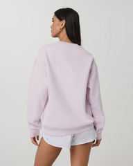 Vuori Restore Oversized Crew 2.0 Women's Lilac Breeze Sweatshirt
