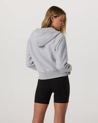 Vuori Restore Half Zip Hoodie Light Heather Grey Hoodie