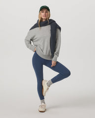 Vuori Sedona Weekender Crew Light Heather Grey Crewneck