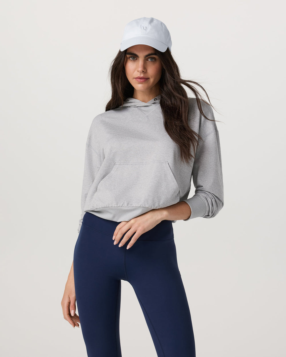 Vuori Halo Pullover Hoodie Women's Pale Heather Grey Hoodie
