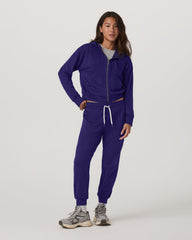 Vuori Halo Full Zip Hoodie Women's Stellar Sky Heather Hoodie