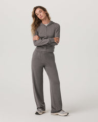 Vuori Halo Mini FZ Hoodie Women's Chia Heather Hoodie