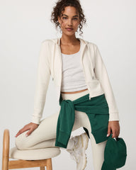 Vuori Compose Full Zip Hoodie Women's Marshmallow Jacket