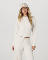 Vuori Compose Crew Marshmallow Pullover Fleece Sweatshirt