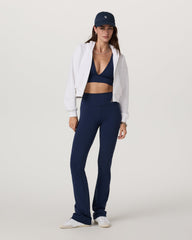 Vuori Restore Mini Full Zip Hoodie Women's White Jacket