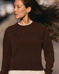 Vuori Émilie Cashmere Crew Women's Java Pullover