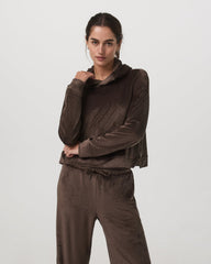 Vuori Haven Hoodie Women's Dark Java Hoodie