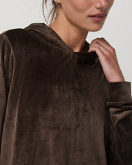 Vuori Haven Hoodie Women's Dark Java Hoodie