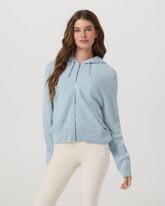 Vuori Émilie Cashmere Hoodie Women's Bluebell Zip