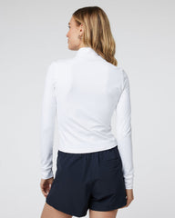 Vuori Studio Half Zip Women's White Athletic Pullover