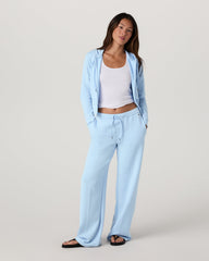 Vuori Compose Full Zip Hoodie Women's Crystal Blue Jacket