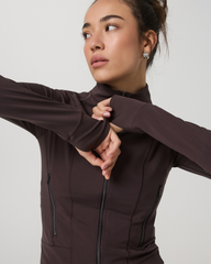 Vuori Vuori AllTheForm™ Fitness Jacket Women's French Roast Jacket