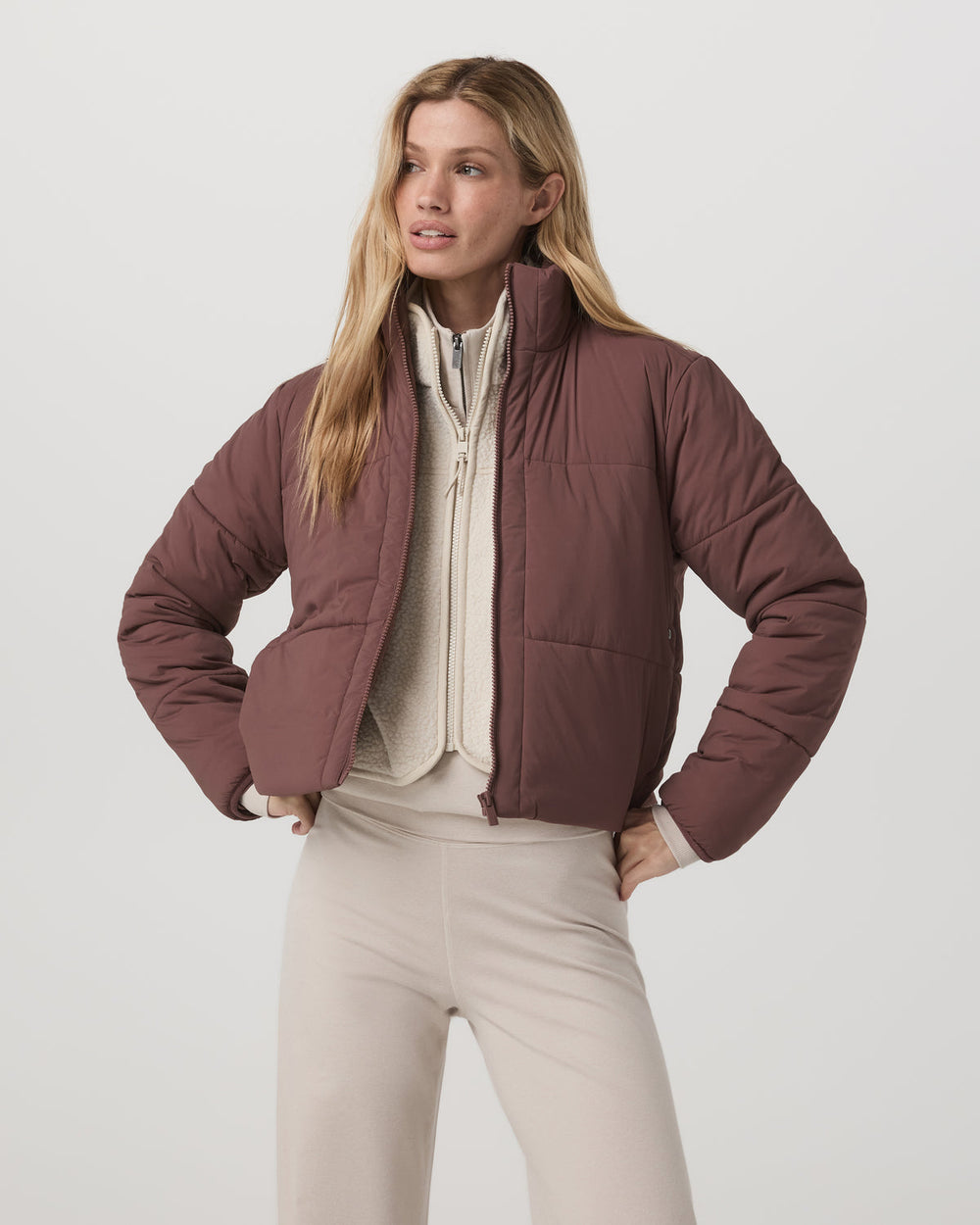 Vuori Canyon Insulated Venture Jacket Women's Sable Full-Zip
