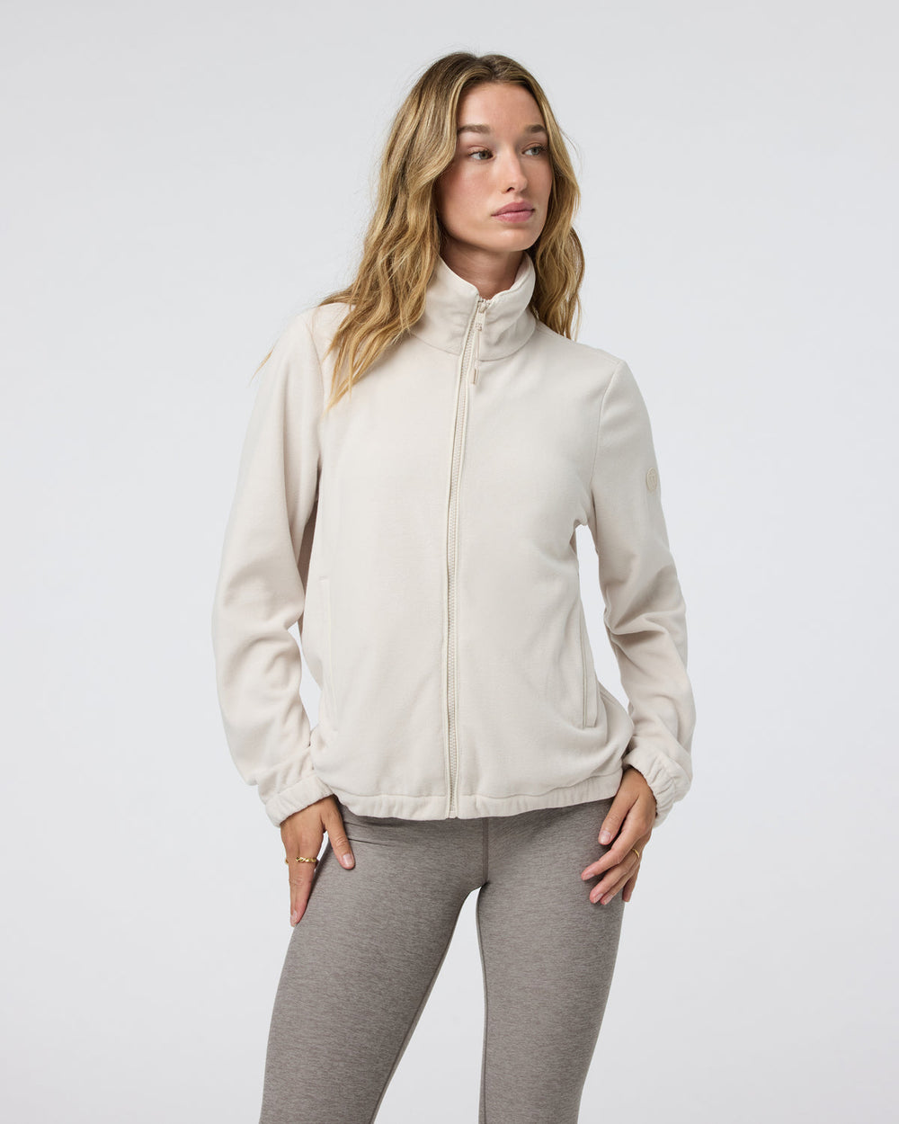 Vuori Women's Aspen Full Zip Dune Fleece Pullover