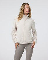 Vuori Women's Aspen Full Zip Dune Fleece Pullover