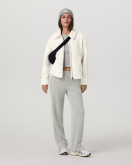 Vuori Lou Full Zip Jacket Women's Marshmallow Fleece Jacket
