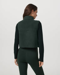 Vuori Alpine Vest Women's Evergreen Fleece Vest