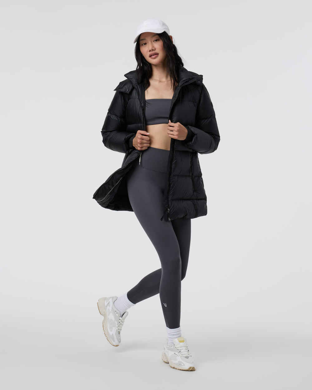 Vuori Vail Long Down Jacket Women's Black Jacket