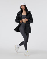 Vuori Vail Long Down Jacket Women's Black Jacket