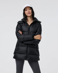 Vuori Vail Long Down Jacket Women's Black Jacket