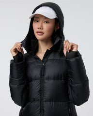 Vuori Vail Long Down Jacket Women's Black Jacket