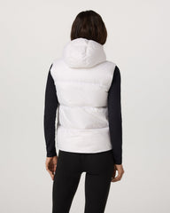 Vuori Alta Down Vest Women's White Sleeveless Vest