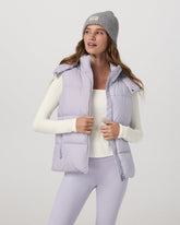 Vuori Alta Down Vest Women's Lavender Ice Sleeveless Vest