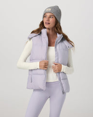 Vuori Alta Down Vest Women's Lavender Ice Sleeveless Vest