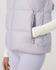 Vuori Alta Down Vest Women's Lavender Ice Sleeveless Vest