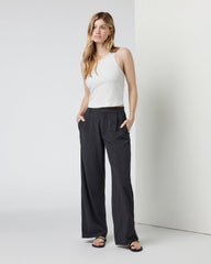 Vuori Villa Trouser-Short Black Tailored Pants