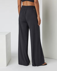 Vuori Villa Wideleg - Long Black Tall Wide Leg Pants