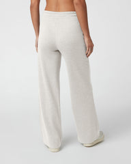 Vuori Halo Essential Wideleg - Short Ecru Heather