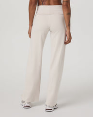 Vuori Granite Foldover Straight Leg Women's Oatmeal Heather Pant