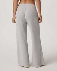 Vuori Waffle Wideleg Pant - Short Women's Light Grey Pants
