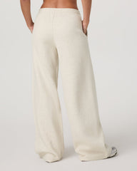 Vuori Women's Restore Ultra Wideleg Sweatpant Bone Heather