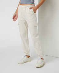 Vuori Boyfriend Cargo Sweatpant Milkweed Heather