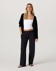 Vuori Villa Low Slung Trouser Women's Black Low-Rise Pants