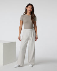 Vuori Elevation Trouser-Short Ecru Heather