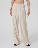 Vuori Villa Wideleg Pant - Long Women's Tall Milkweed Pants