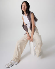 Vuori Villa Wideleg Pant - Long Women's Tall Milkweed Pants