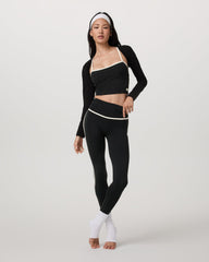 Vuori Vuori AllTheFeels™ Corset Legging Black Leggings