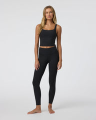 Vuori Inversion Rib Legging Black