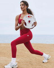 Vuori Women's Daily Form Legging Strawberry