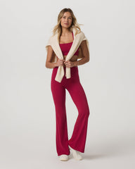 Vuori Vuori AllTheForm™ Flare - Short Strawberry Leggings