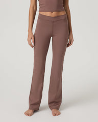Vuori Inversion Rib Slim Flare Women's Sable Slim Flare Leggings