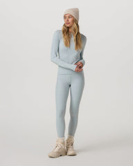 Vuori Clean Elevation Legging-Long Blue Haze Heather