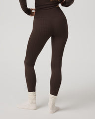 Vuori Women's Textured Chilled Out Legging Java Houndstooth