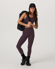 Vuori Clean Elevation Legging - Short Raisin Heather Leggings