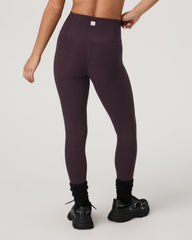 Vuori Clean Elevation Legging - Short Raisin Heather Leggings