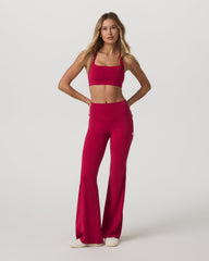 Vuori Vuori AllTheForm™ Flare - Long Strawberry Leggings